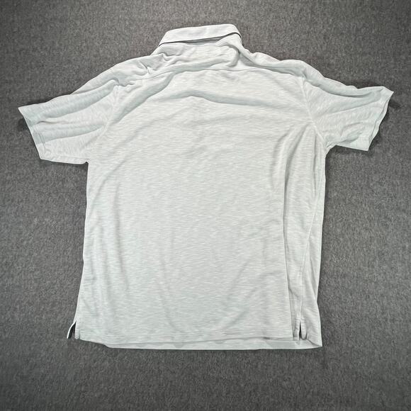 Tommy Bahama Men’s XXL Polo Shirt Heather Gray Modal Blend Short Sleeve - Picture 2 of 6